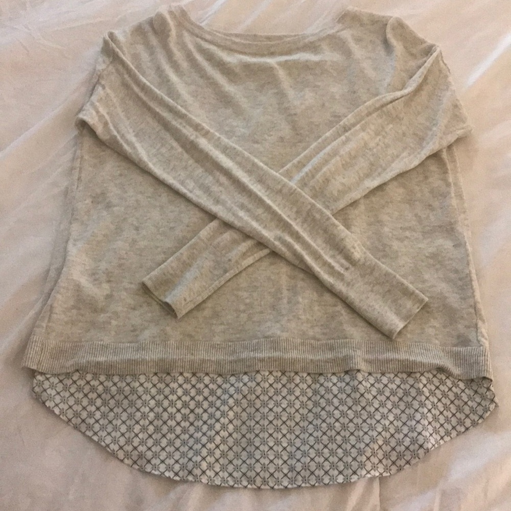 Loft Mixed Media Sweater